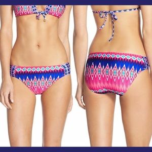 NWT La Blanca Sandbar Shirred Hipster Bikini Bottoms [‎ SZ 4 ]